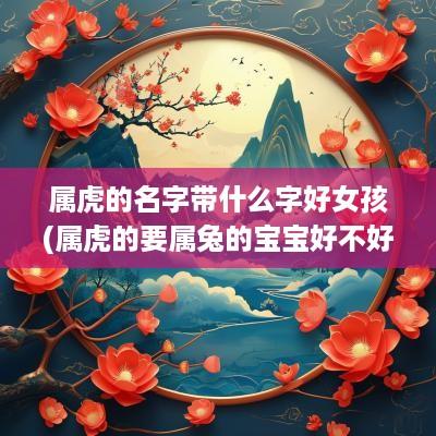 属虎的名字带什么字好女孩(属虎的要属兔的宝宝好不好)