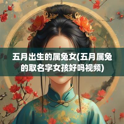 五月出生的属兔女(五月属兔的取名字女孩好吗视频)