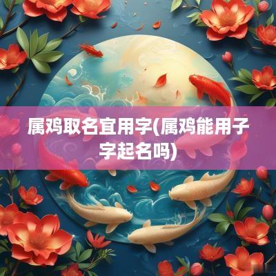 属鸡取名宜用字(属鸡能用子字起名吗)