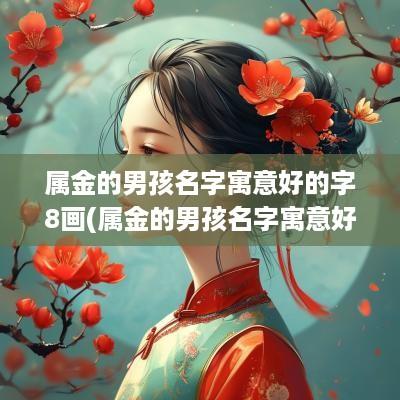 属金的男孩名字寓意好的字8画(属金的男孩名字寓意好的字大全)