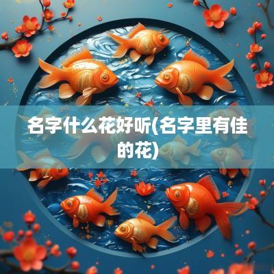 名字什么花好听(名字里有佳的花)