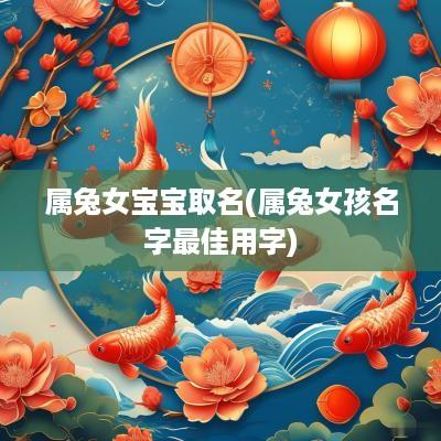 属兔女宝宝取名(属兔女孩名字最佳用字)