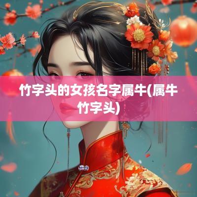 竹字头的女孩名字属牛(属牛竹字头)