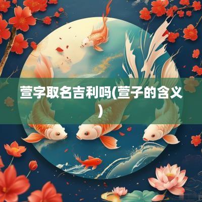 萱字取名吉利吗(萱子的含义)