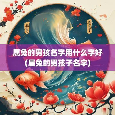 属兔的男孩名字用什么字好(属兔的男孩子名字)