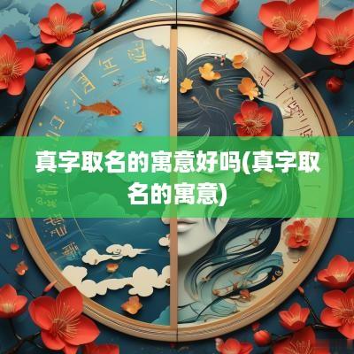 真字取名的寓意好吗(真字取名的寓意)