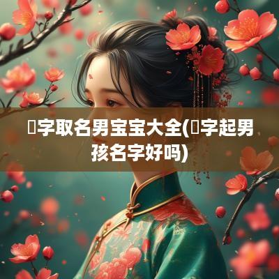 犇字取名男宝宝大全(淏字起男孩名字好吗)