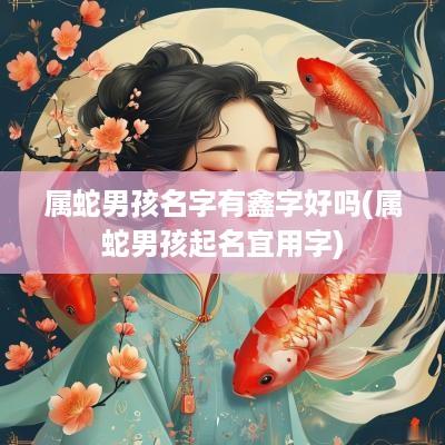 属蛇男孩名字有鑫字好吗(属蛇男孩起名宜用字)