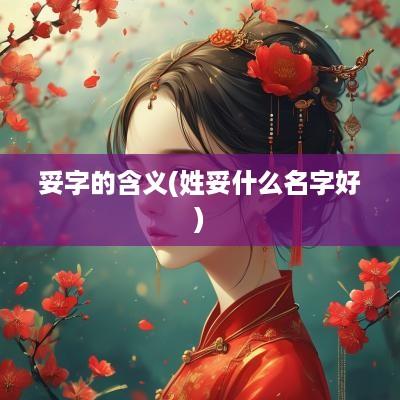 妥字的含义(姓妥什么名字好)