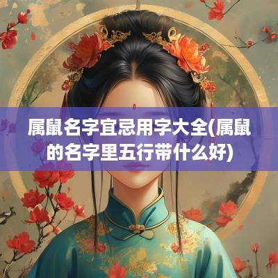 属鼠名字宜忌用字大全(属鼠的名字里五行带什么好)
