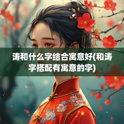 涛和什么字结合寓意好(和涛字搭配有寓意的字)