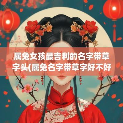 属兔女孩最吉利的名字带草字头(属兔名字带草字好不好)