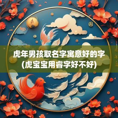 蛇年男孩取名字寓意好的字(虎宝宝用睿字好不好)