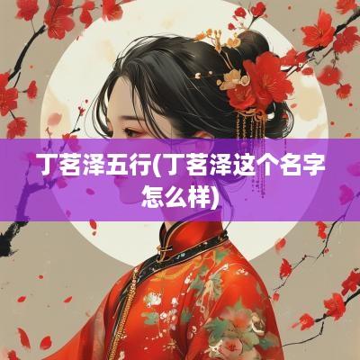 丁茗泽五行(丁茗泽这个名字怎么样)