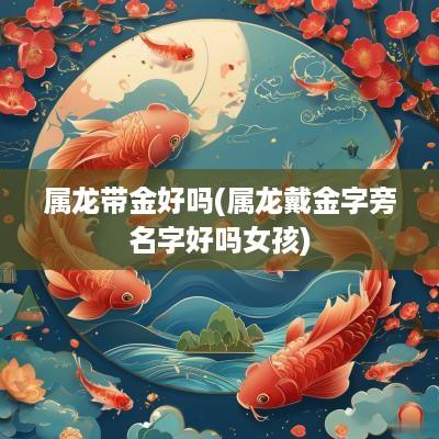 属龙带金好吗(属龙戴金字旁名字好吗女孩)
