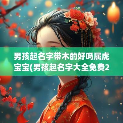 男孩起名字带木的好吗属虎宝宝(男孩起名字大全免费2025年属龙)