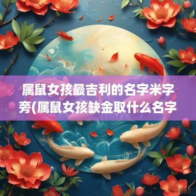 属鼠女孩最吉利的名字米字旁(属鼠女孩缺金取什么名字好)