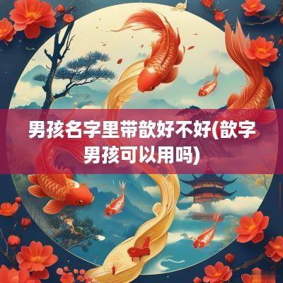 男孩名字里带歆好不好(歆字男孩可以用吗)