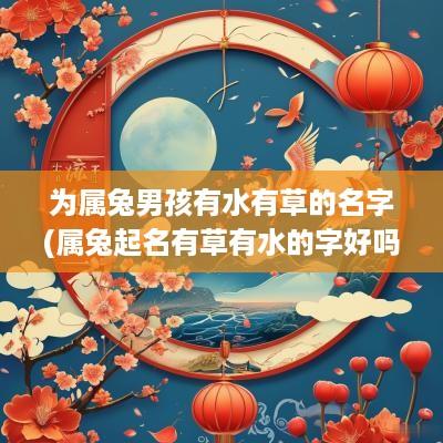 为属兔男孩有水有草的名字(属兔起名有草有水的字好吗男孩)