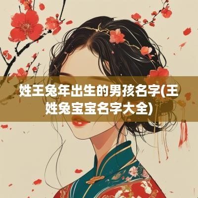 姓王蛇年出生的男孩名字(王姓兔宝宝名字大全)