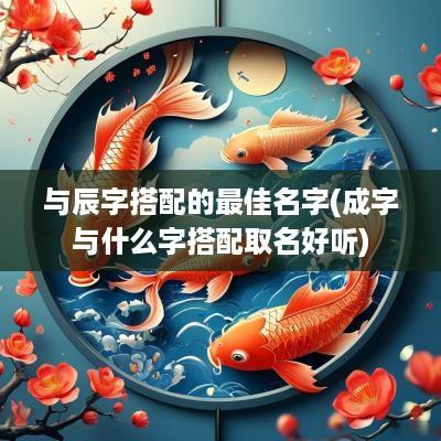 与辰字搭配的最佳名字(成字与什么字搭配取名好听)