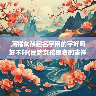 属猪女孩起名字用的字好吗好不好(属猪女孩取名的吉祥字)