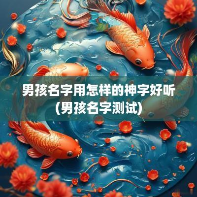 男孩名字用怎样的神字好听(男孩名字测试)