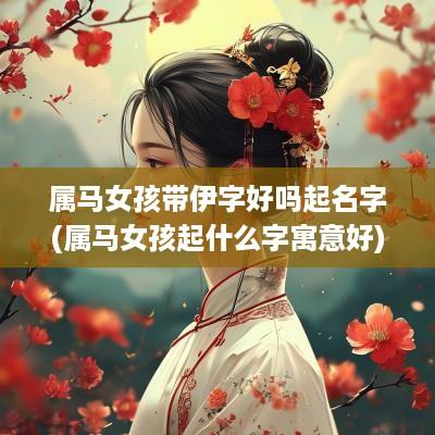 属马女孩带伊字好吗起名字(属马女孩起什么字寓意好)