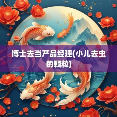 博士去当产品经理(小儿去虫的颗粒)
