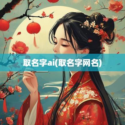 取名字ai(取名字网名)