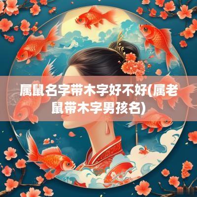 属鼠名字带木字好不好(属老鼠带木字男孩名)