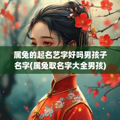 属兔的起名艺字好吗男孩子名字(属兔取名字大全男孩)