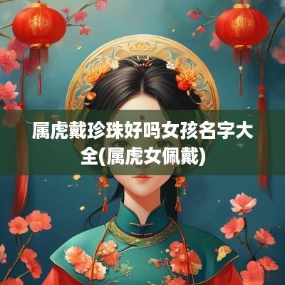 属虎戴珍珠好吗女孩名字大全(属虎女佩戴)