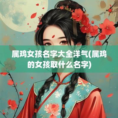 属鸡女孩名字大全洋气(属鸡的女孩取什么名字)