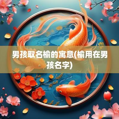 男孩取名榆的寓意(榆用在男孩名字)