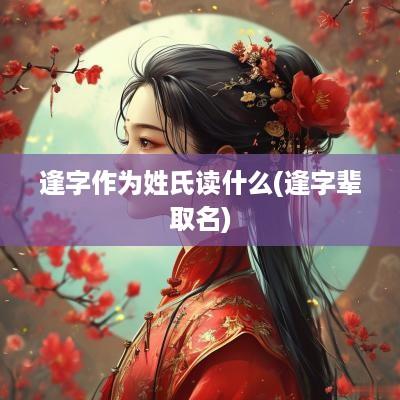 逢字作为姓氏读什么(逢字辈取名)
