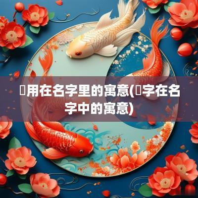燊用在名字里的寓意(燊字在名字中的寓意)