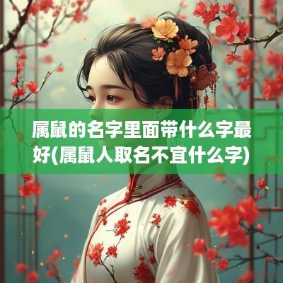 属鼠的名字里面带什么字最好(属鼠人取名不宜什么字)