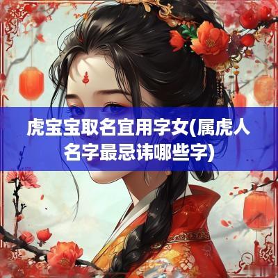 虎宝宝取名宜用字女(属虎人名字最忌讳哪些字)
