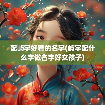 配屿字好看的名字(屿字配什么字做名字好女孩子)