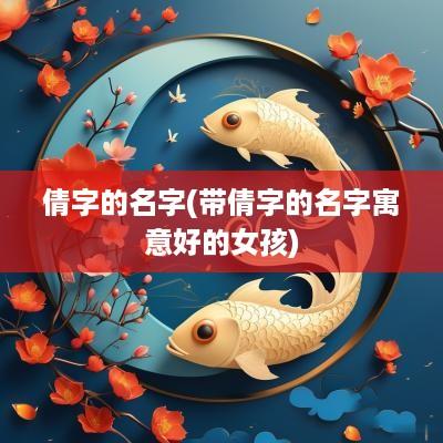 倩字的名字(带倩字的名字寓意好的女孩)