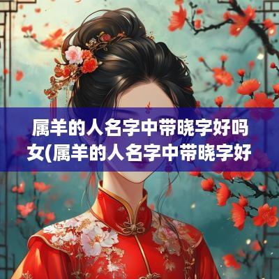 属羊的人名字中带晓字好吗女(属羊的人名字中带晓字好吗男孩)