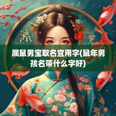 属鼠男宝取名宜用字(蛇年男孩名带什么字好)