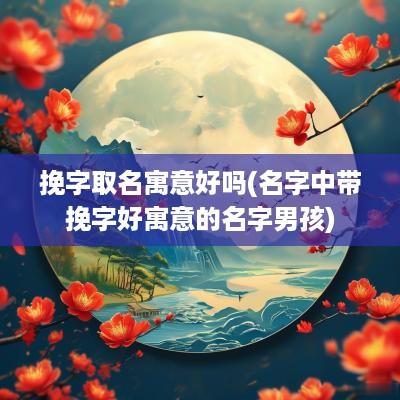 挽字取名寓意好吗(名字中带挽字好寓意的名字男孩)