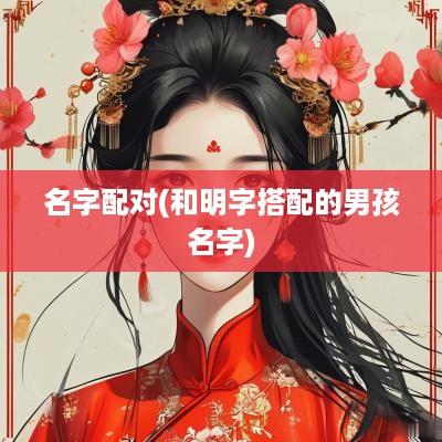 名字配对(和明字搭配的男孩名字)