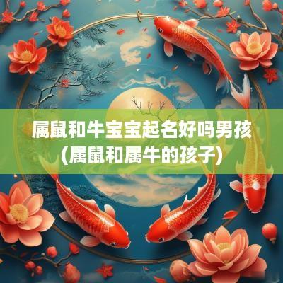 属鼠和牛宝宝起名好吗男孩(属鼠和属牛的孩子)