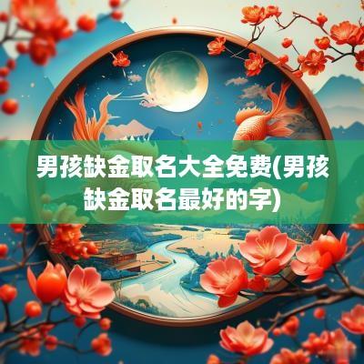 男孩缺金取名大全免费(男孩缺金取名最好的字) 男孩缺金取名大全免费(男孩缺金取名最好的字)