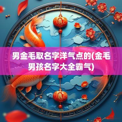男金毛取名字洋气点的(金毛男孩名字大全霸气)