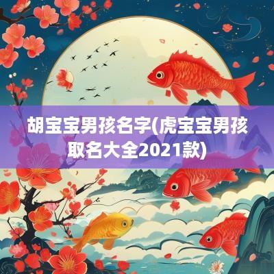 胡宝宝男孩名字(虎宝宝男孩取名大全2025款)