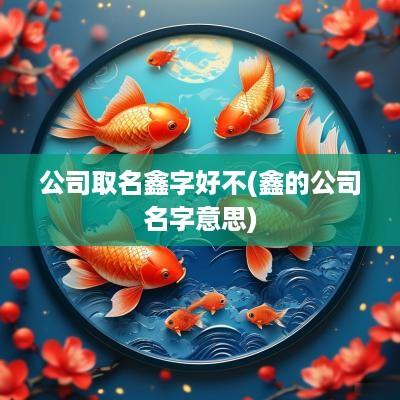 公司取名鑫字好不(鑫的公司名字意思)